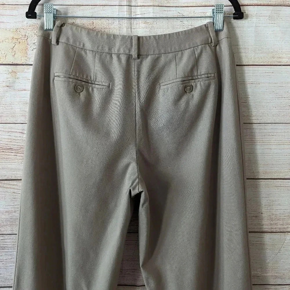 Ralph Lauren Black Label Women's Size 6 Wool Blend Dress Pants Taupe St Wide Leg - Picture 10 of 12
